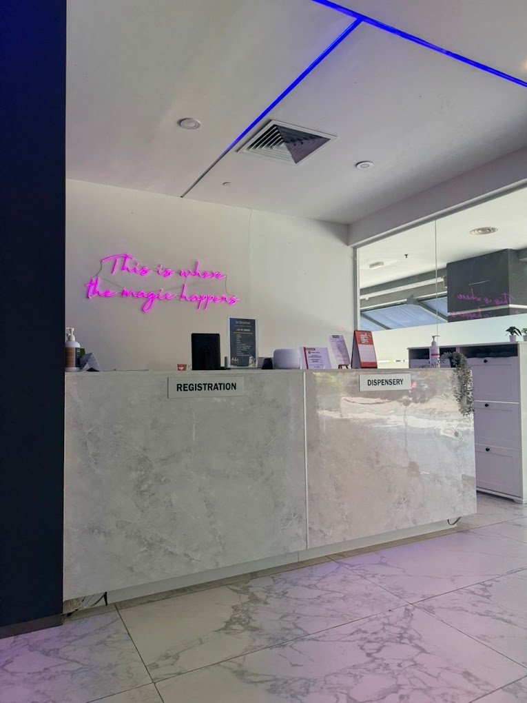 Klinik DSH Signature skin treatment clinic entrance, Kuala Lumpur