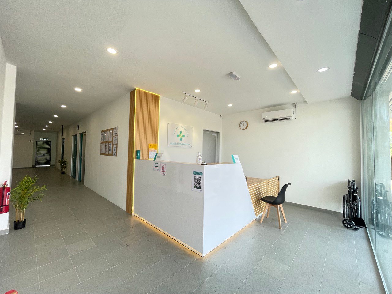 Klinik Medipertama skin treatment clinic entrance, Taiping Perak